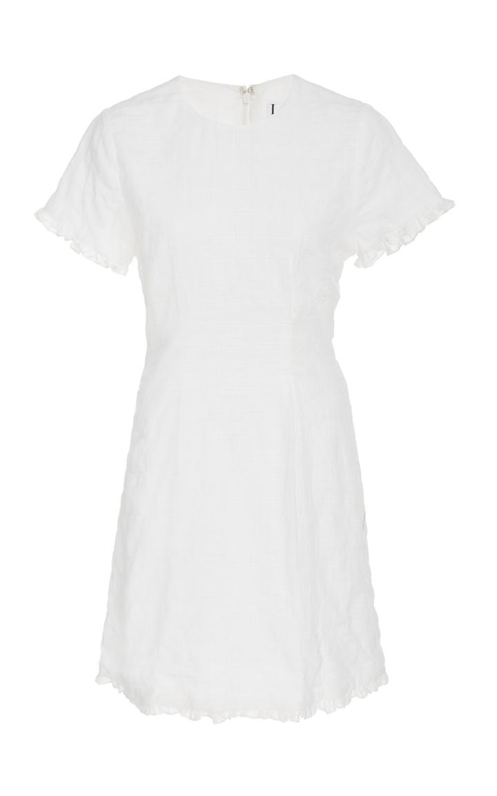 Lein Lucie's Linen And Cotton Mini Dress