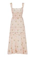 Brock Collection Prisca Cotton Floral Midi Dress