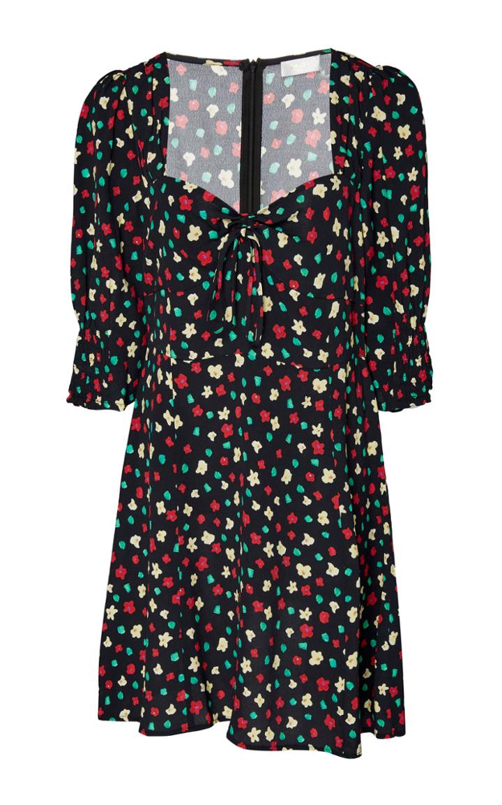 Rixo Larissa Printed Crepe Mini Dress Size: Xs