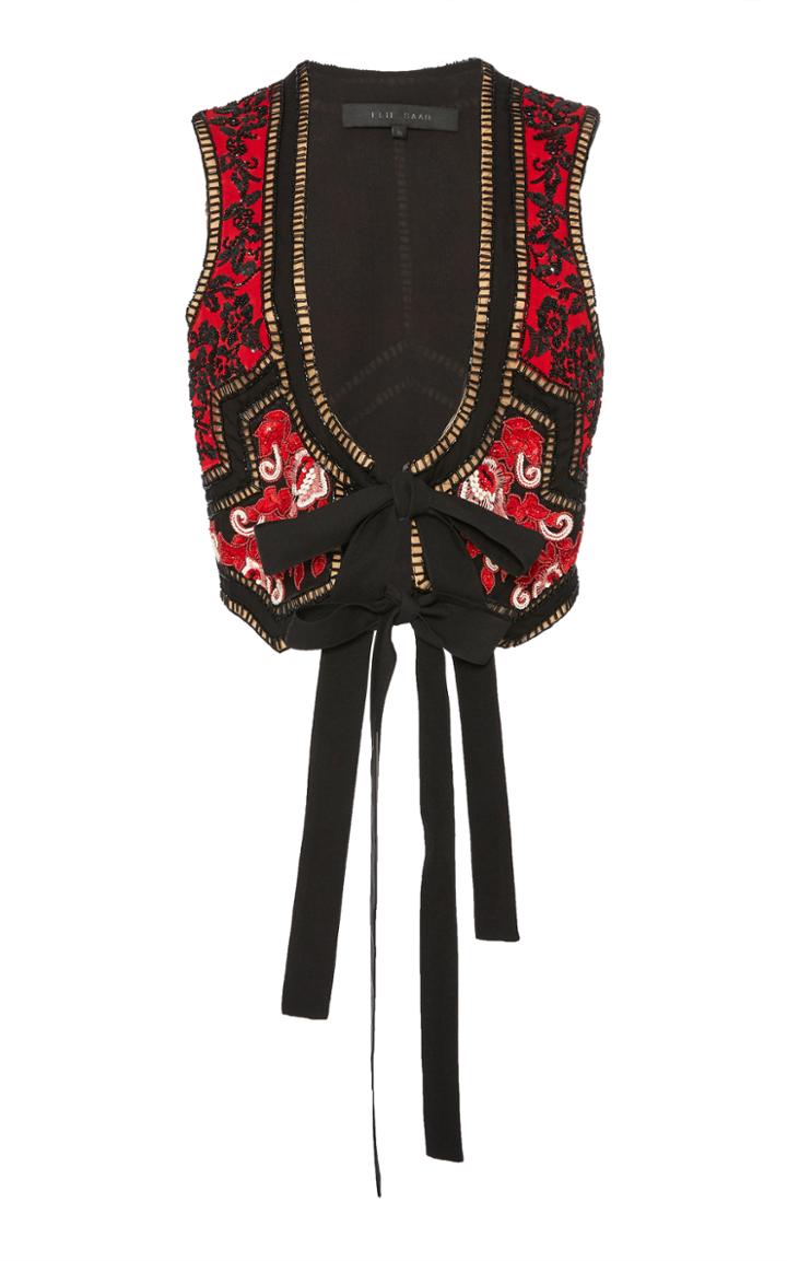 Elie Saab Embroidered Vest