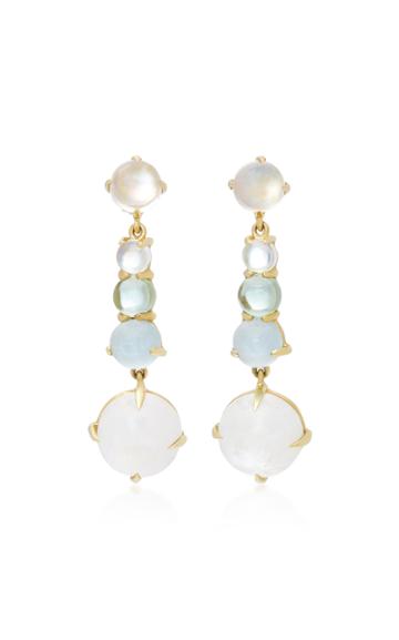 Daria De Koning Dagny Long 18k Gold Multi-stone Earrings