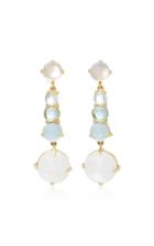 Daria De Koning Dagny Long 18k Gold Multi-stone Earrings