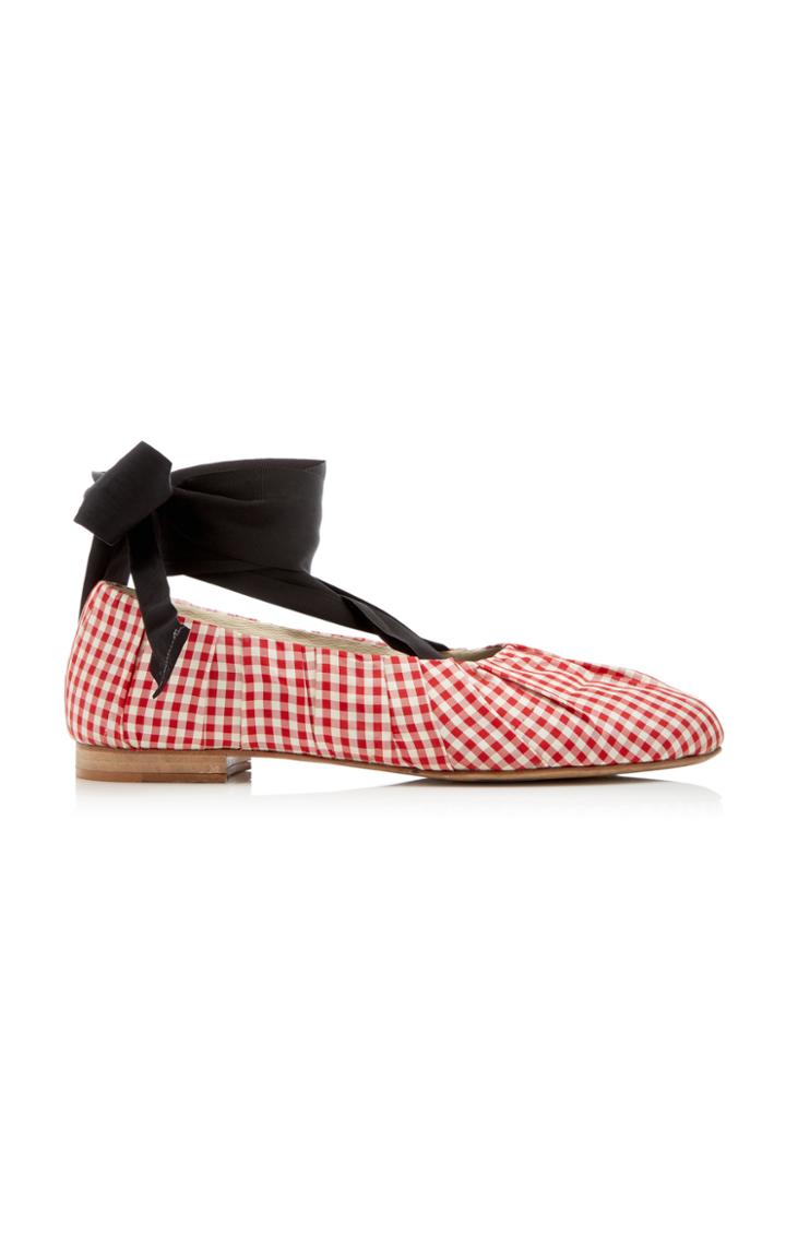 Trademark Sylvie Gingham Ballet Flat