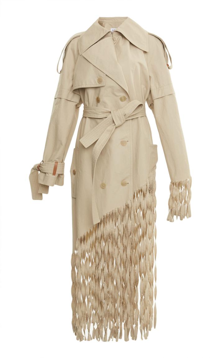 Loewe Fringe Trench Coat