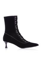 Tabitha Simmons For Brock Collection Velvet Ankle Boots