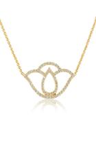 Amrapali Thamarai Lotus 18k Yellow-gold And Diamond Pendant