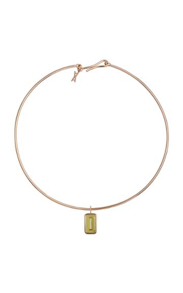 Alina Abegg Pfefferminz Peridot 14k Yellow Gold Choker