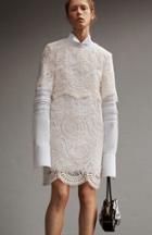 Burberry White Lace Dress