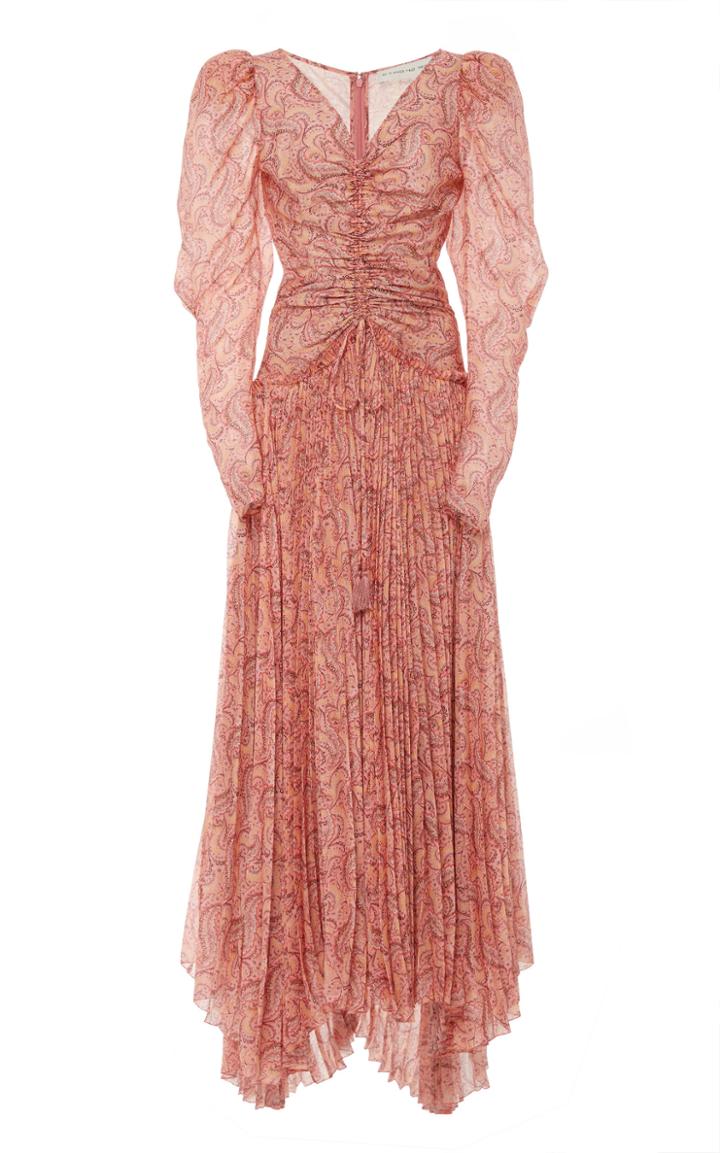 Etro Paisley-patterned Cotton And Silk-blend Dress
