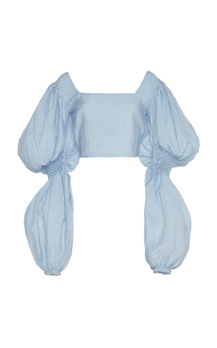 Moda Operandi By Efrain Mogollon Marturet Woven Cropped Top Size: 2