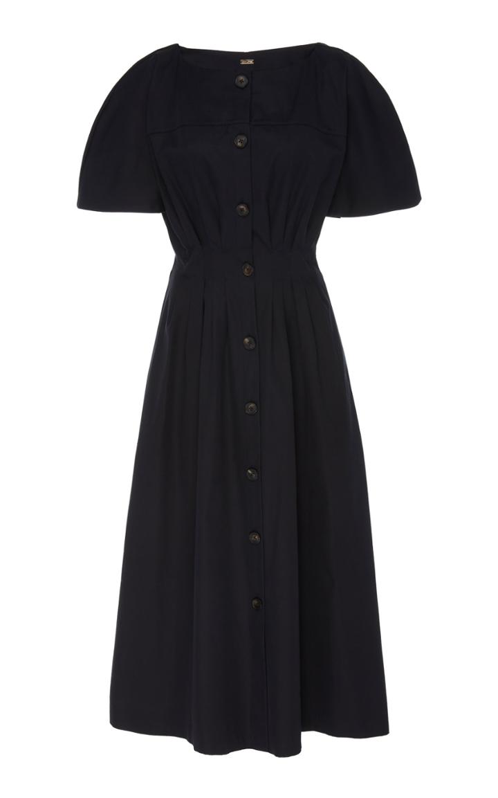 Adam Lippes Dolman Sleeve A-line Cotton Dress