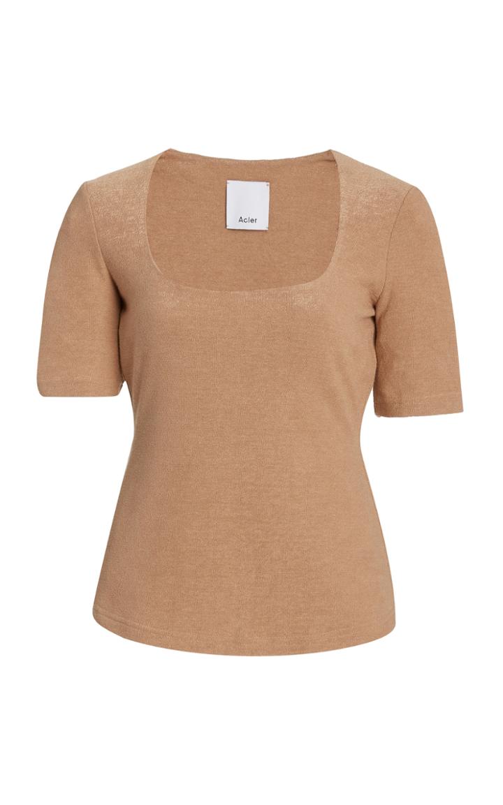 Moda Operandi Acler Highfeld Knit-jersey Top