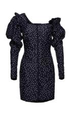 Magda Butrym Split Navy Dress