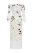 Monique Lhuillier Off The Shoulder Pencil Dress