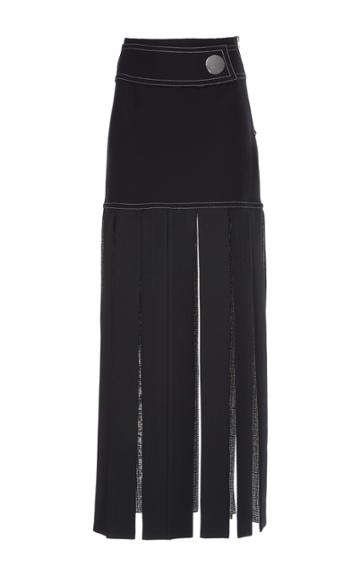 Wanda Nylon Fringe Skirt