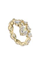 Moda Operandi Anabela Chan 18k Yellow Gold Diamond Coil Ring
