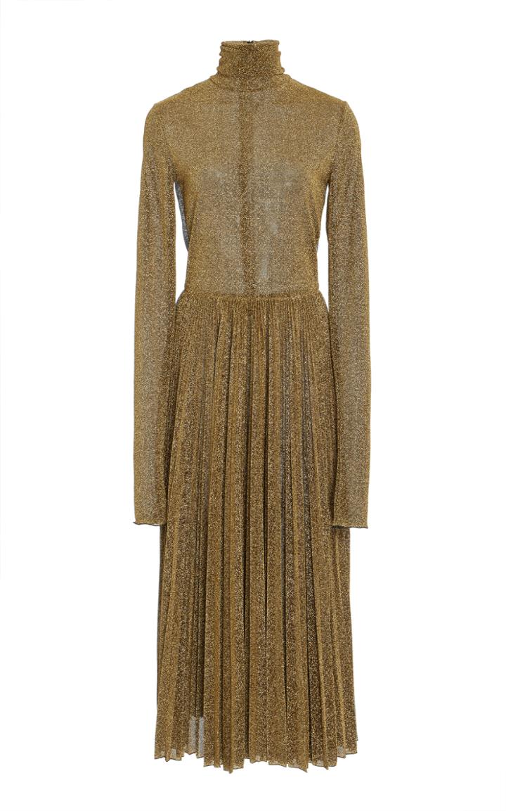 Philosophy Di Lorenzo Serafini Lurex Turtleneck Dress