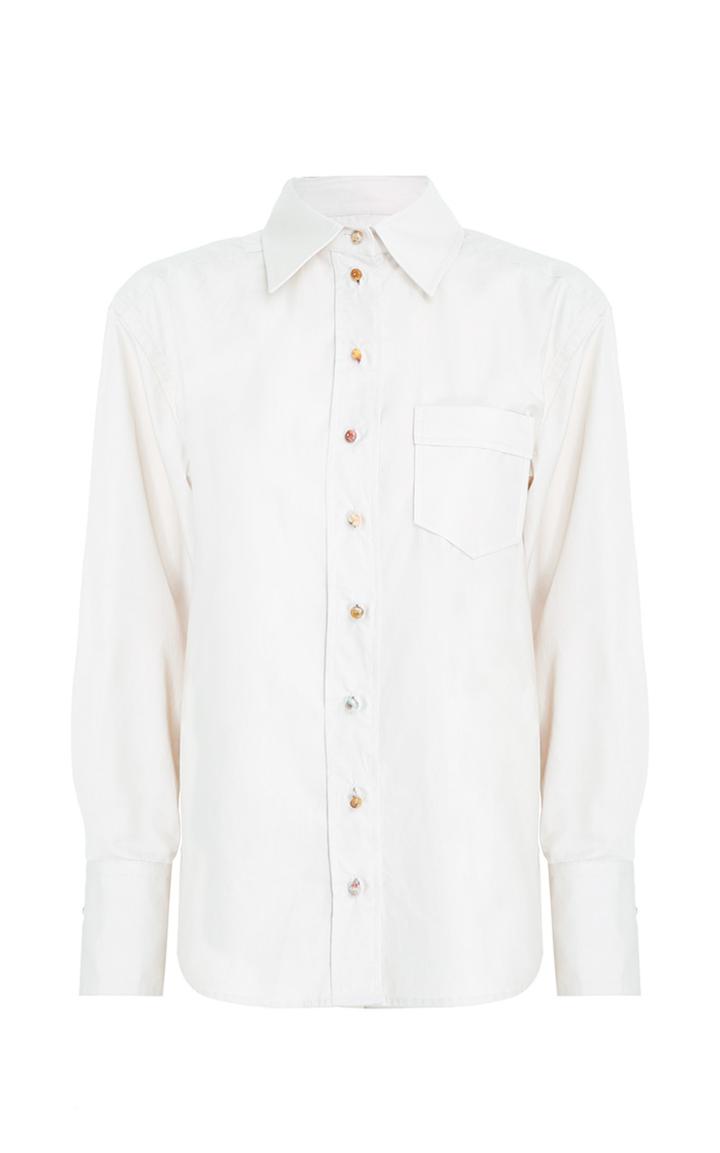 Moda Operandi Zimmermann Botanica Cotton-blend Button-up Shirt