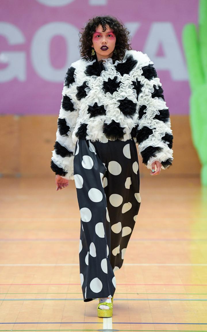 Stine Goya Chet Polka Dot Wide Leg Pant