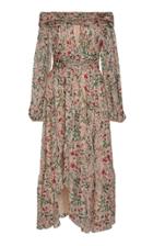 Amur Daria Floral-patterned Silk Dress