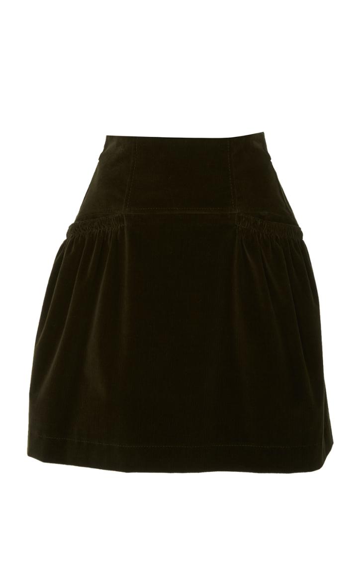 Alberta Ferretti Dropped Waist Skirt