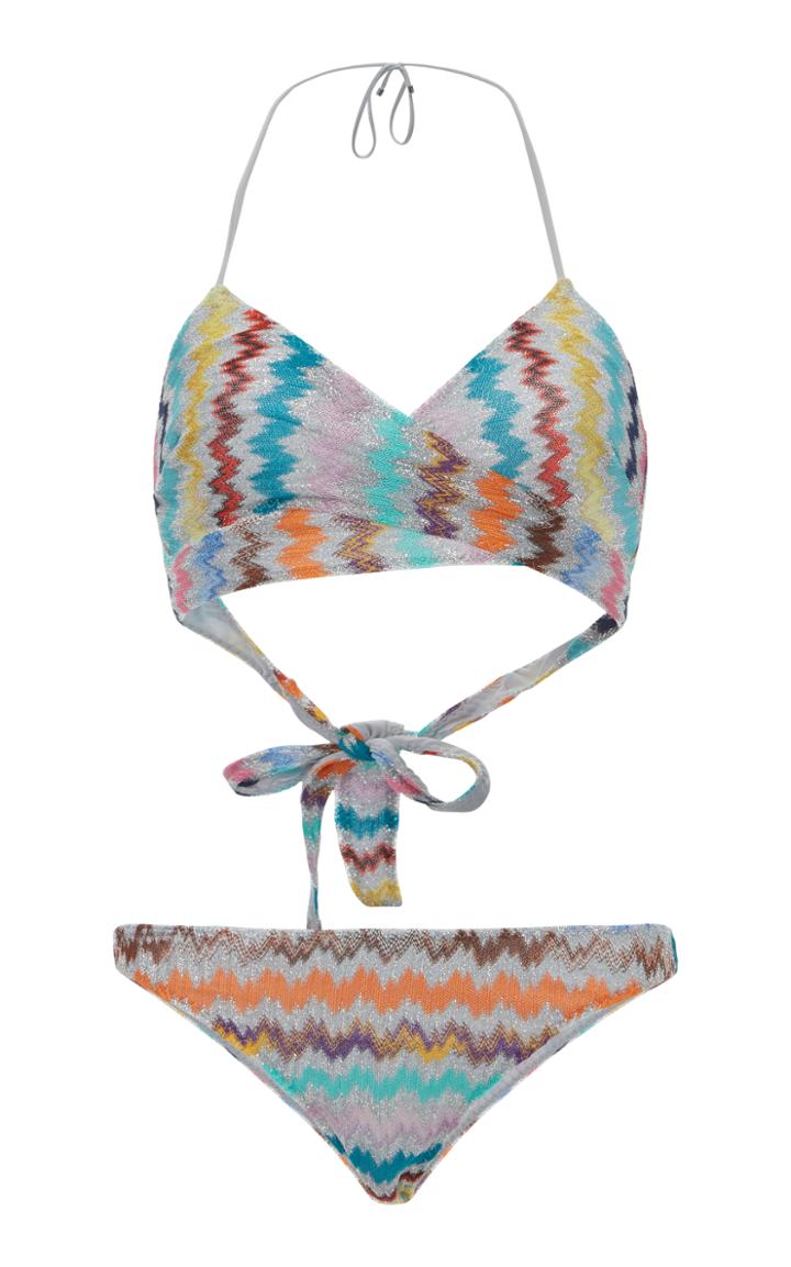 Missoni Mare Chevron Criss Cross Bikini Set