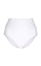 Ephemera Lycra Optical White High Waisted Bikini Bottom