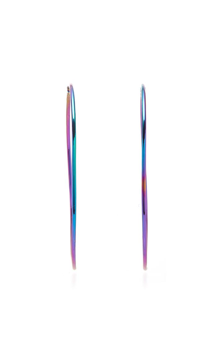 Lynn Ban Jewelry Medium Spectrum Round Hoops