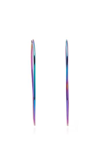 Lynn Ban Jewelry Medium Spectrum Round Hoops