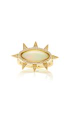 M.spalten 18k Gold And Multi-stone Ring Size: 7