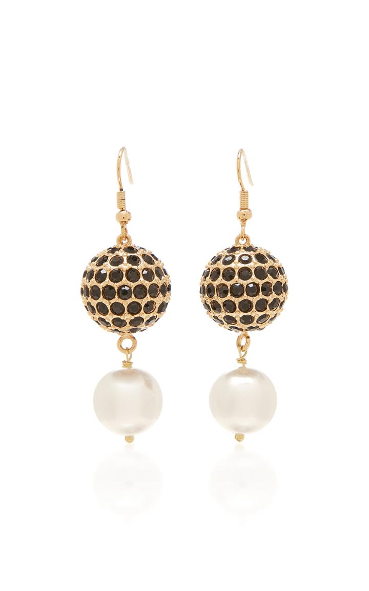 Erdem Crystal Sphere Earrings
