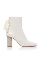 Loewe Bow-embellished Leather Ankle Boots