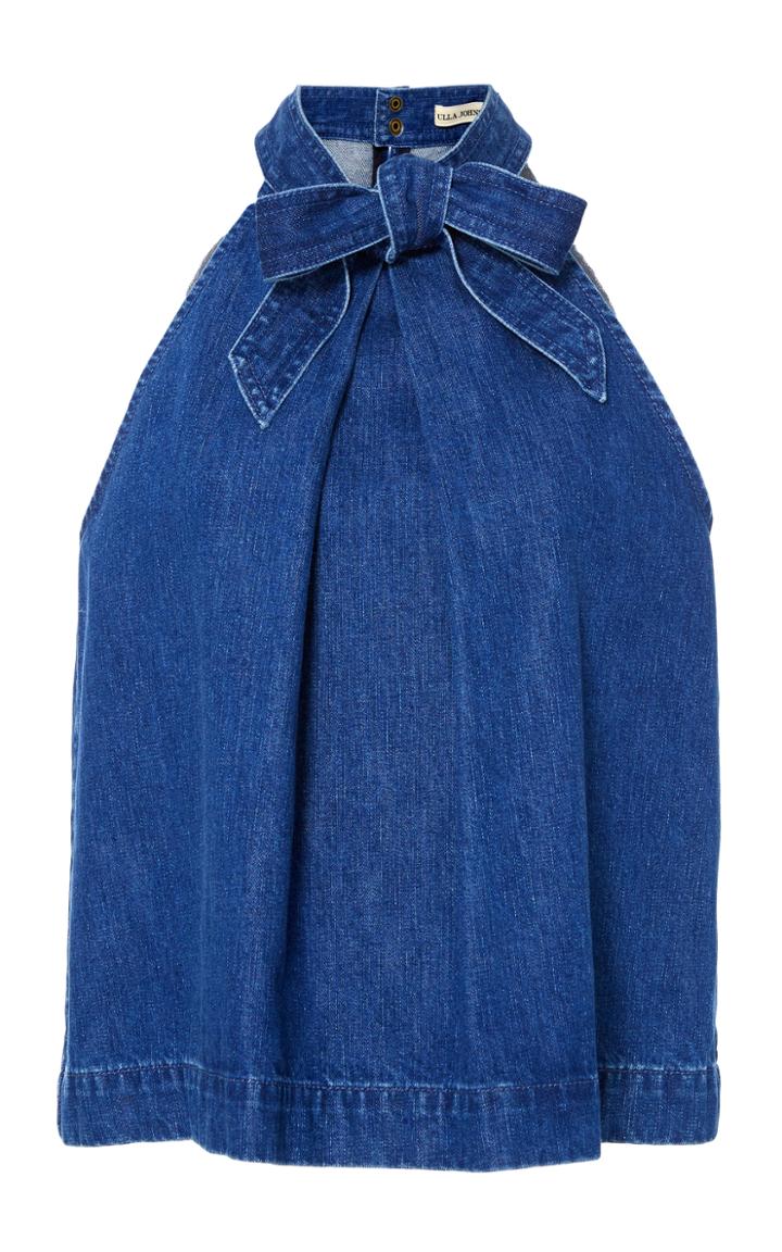 Ulla Johnson Mako Denim Halter Top