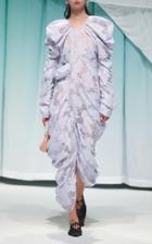Moda Operandi Yuhan Wang Draped Devore Dress