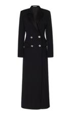 Alessandra Rich Peaked Wool-blend Coat