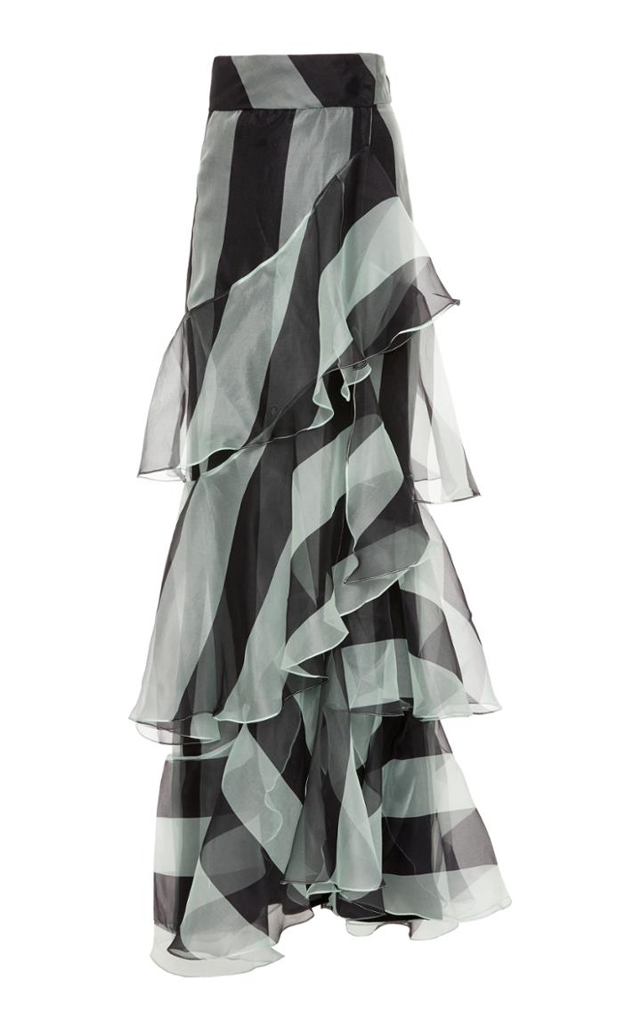 Johanna Ortiz M'o Exclusive Pico Basile Silk Organza Skirt
