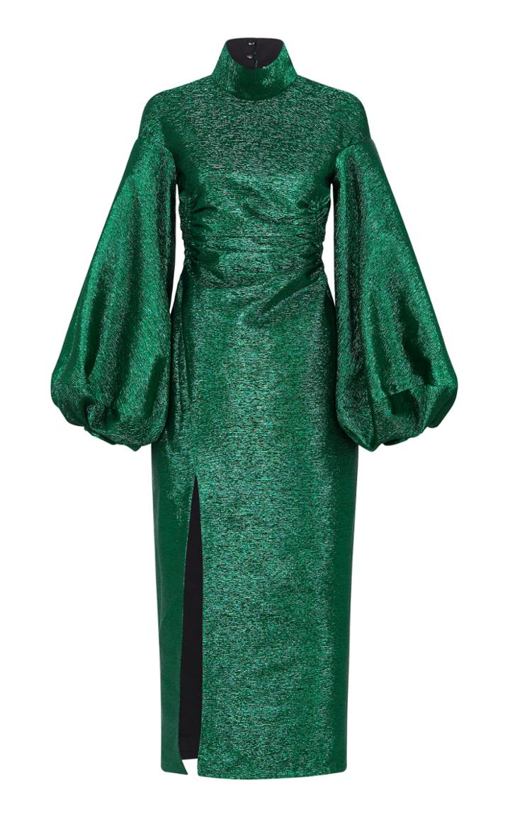 Camilla And Marc Gesa Metallic Midi Dress