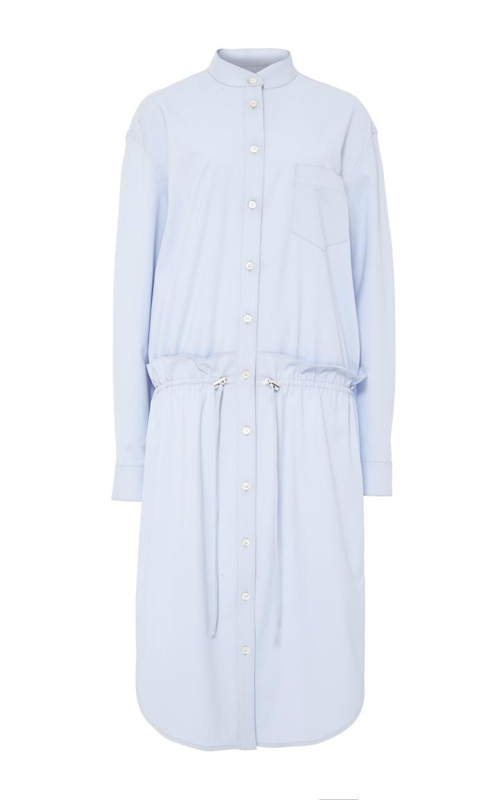 Alexander Wang Double Layer Draw Cord Shirt Dress