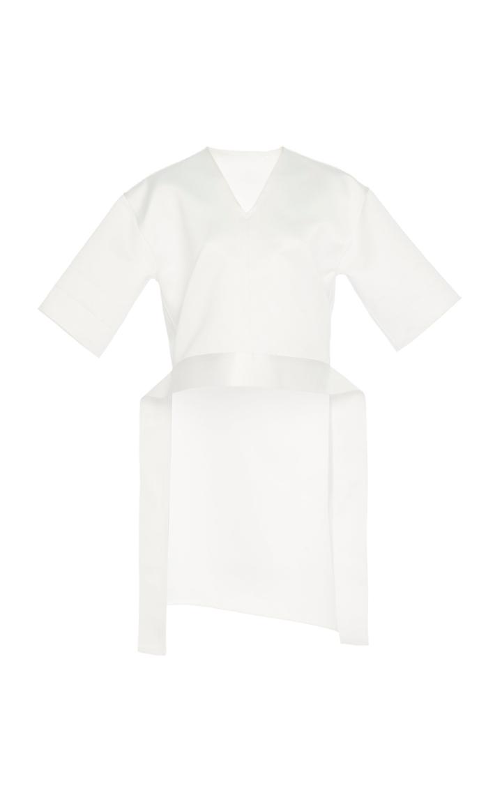 Victoria Beckham V-neck Duchess Shine Tunic