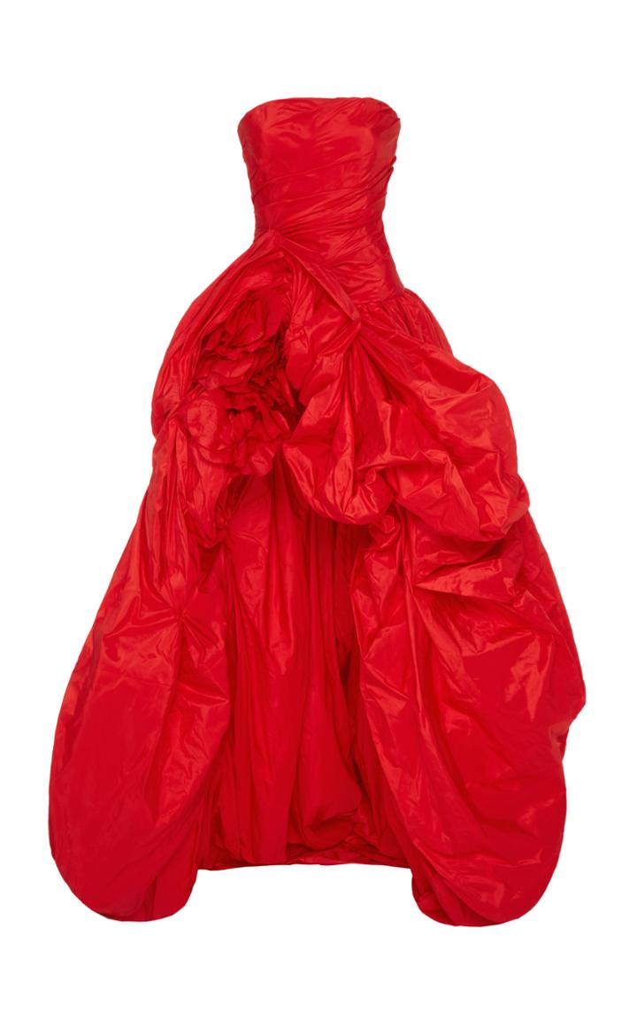 Moda Operandi Oscar De La Renta Strapless Silk-taffeta Gown Size: 0