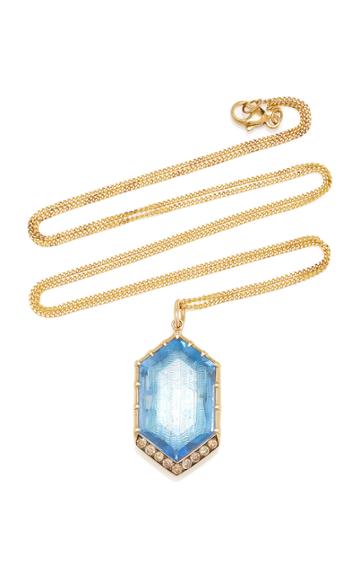 Larkspur & Hawk Lady Caprice 14k Gold And Multi-stone Necklace