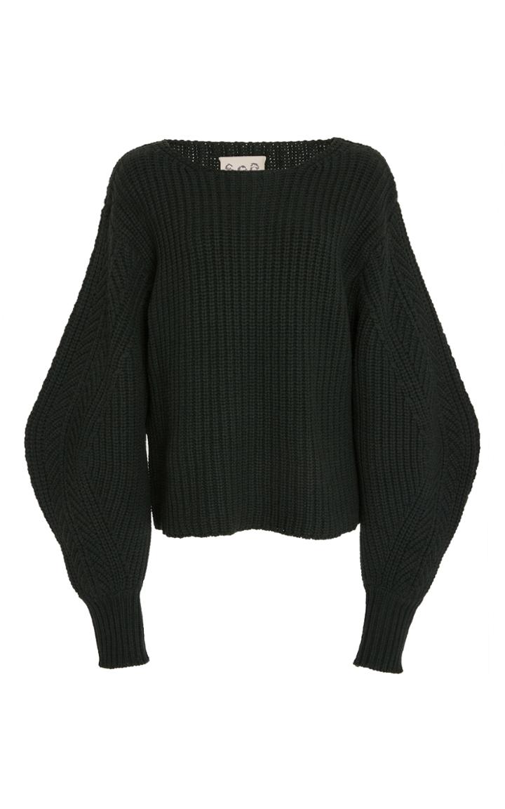 Sea Basic Rib Voluminous Sweater