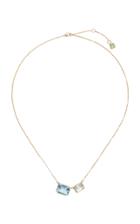Yi Collection 18k Gold Topaz Amethyst And Peridot Necklace