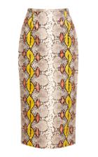 Rochas Ononi Goatskin Pencil Skirt