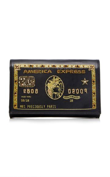 Preciously Paris Customizable Mini Black Amex Clutch