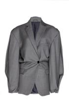 Acne Studios Jaster Draped Wool Blazer