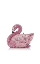 Judith Leiber Couture Flamingo Crystal Clutch