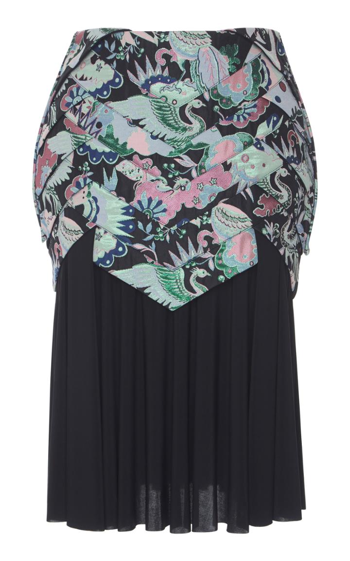 Antonio Berardi Floral Midi Skirt