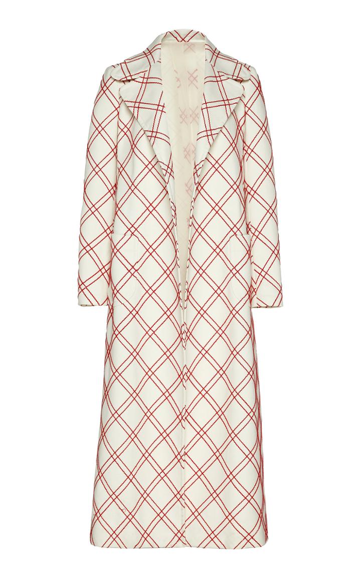 Moda Operandi Giambattista Valli Printed Midi Crepe Jacket Size: 40