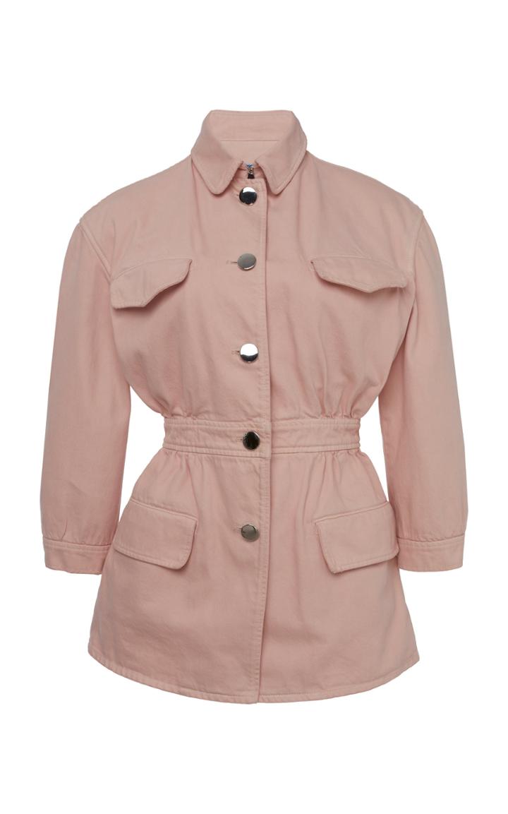 Prada Gathered Cotton Jacket